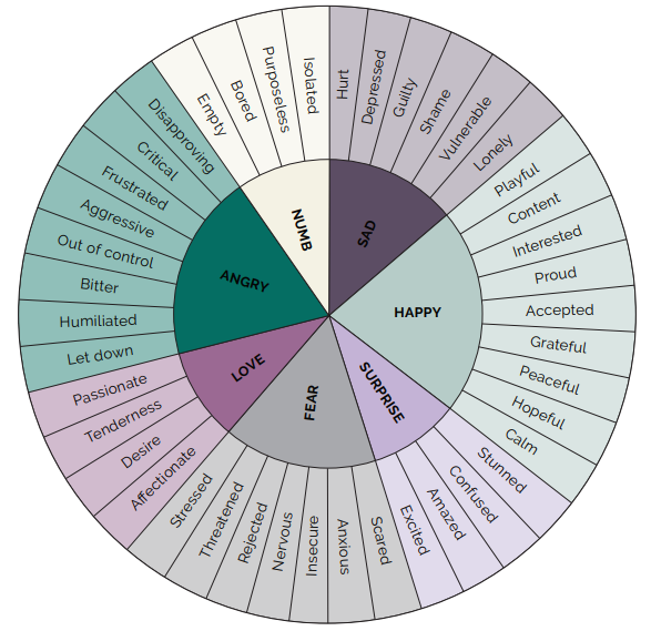 Wheel of Emotions – Bible Study Girl